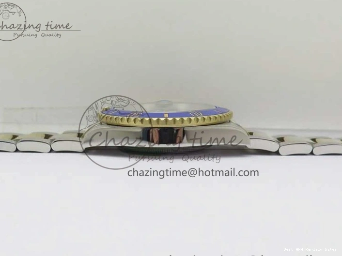 AAA Replica Watches HighQuality Edition Bracelet YG YG 2574 on Best Dial 41mm LB Blue SS Maker SS BP 126613 Submariner 0106
